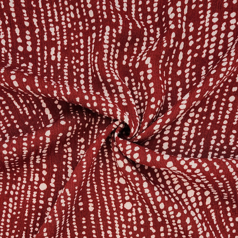 1 Yard Red Rayon Crinkle Fabric Lightweight Apparel Material Fabric Soft Material Width 50/52"
