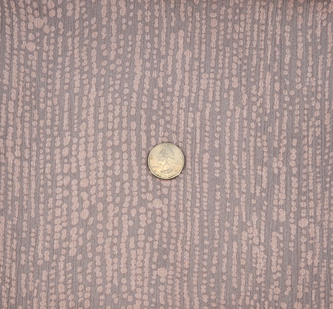 Rayon Crinkle 1D564 100 Percent Rayon Fabric - Rose Dust, Crinkle Texture, 50/52" Width