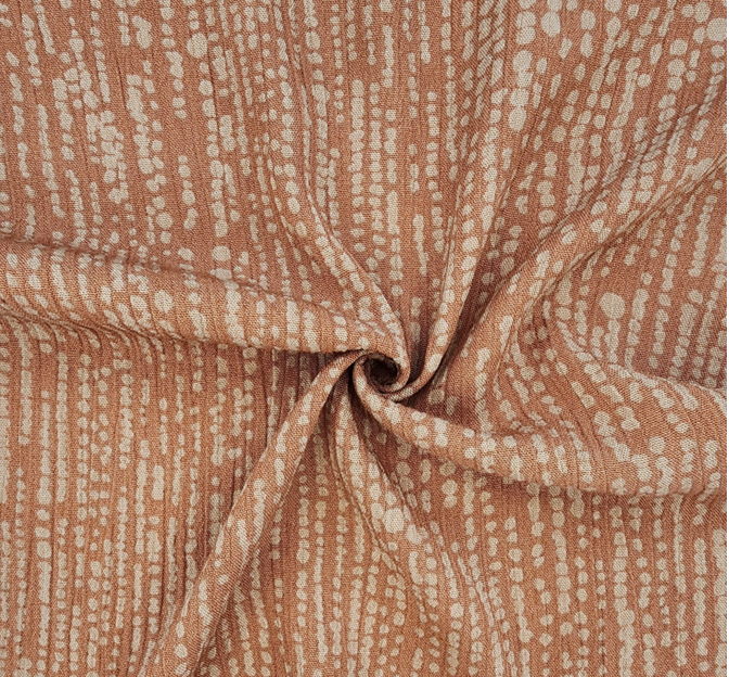 Rayon Crinkle 1D564 Sandstone Rayon Fabric - Sandstone, Crinkle Texture, 50/52" Width