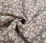 Rayon Crinkle 1A534 Rayon Fabric - Mauve Crinkle Texture, 50/52" Width