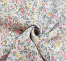 1 Yard Rayon Crinkle Gray Orange Fabric for Dresses Blouses Skirts and Apparel Sewing 50 52 Width