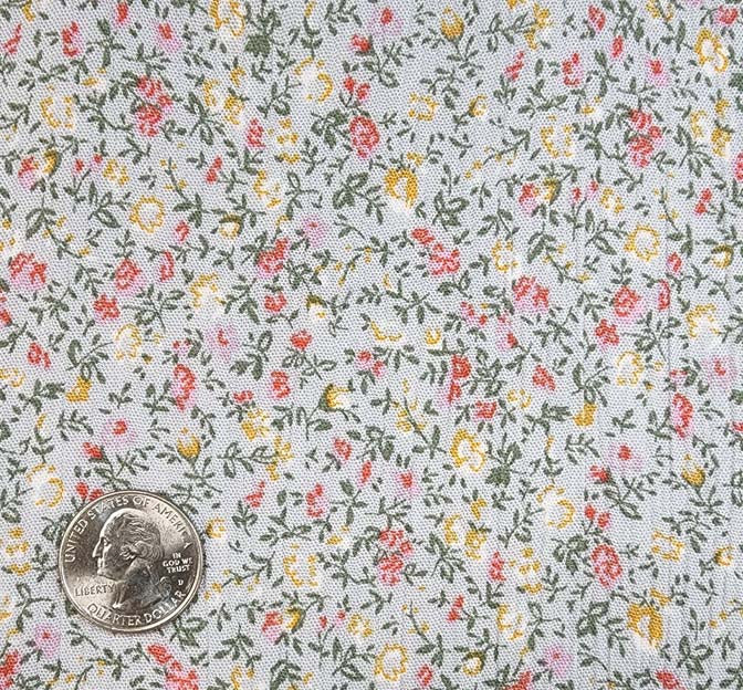 Rayon Crinkle 1A535 Rayon Fabric - Gray Orange Crinkle Texture, 50/52" Width (1 Yard)