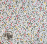 Rayon Crinkle 1A535 Rayon Fabric - Gray Orange Crinkle Texture, 50/52" Width (1 Yard)