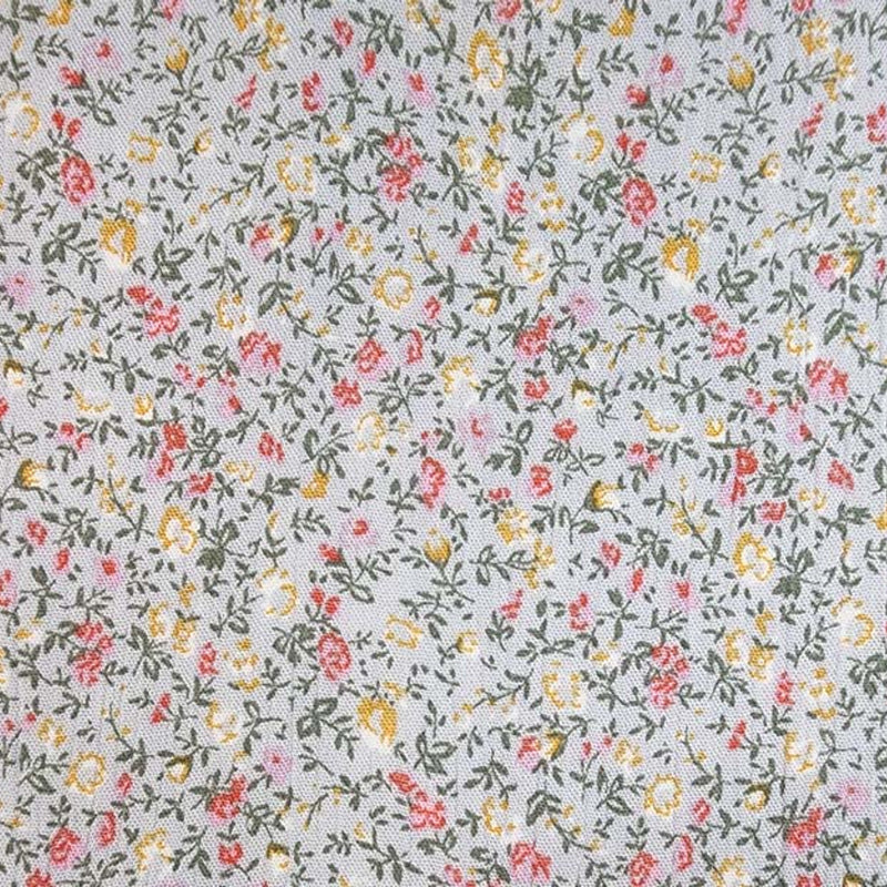 1 Yard Rayon Crinkle Gray Orange Woven Fabric, 50/52? Wide 100% Rayon
