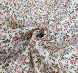 Rayon Crinkle 1A535 Rayon Fabric - Lilac Marble, 50/52" Width (1 Yard)