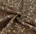 1 yarda de tela crepé arrugado de rayón color moka para vestidos, blusas, faldas, 50-52 pulgadas de ancho
