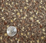 Rayon Crinkle 1A535 Rayon Fabric - Mocha, Crinkle Texture, 50/52" Width (1 Yard)