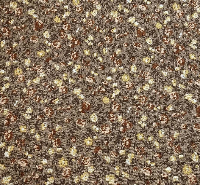 Rayon Crinkle 1A535 Rayon Fabric - Mocha, Crinkle Texture, 50/52" Width (1 Yard)