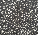 Rayon Crinkle 1D1157 Rayon Fabric - Charcoal Beige With Lurex, Crinkle Texture, 50/52" Width