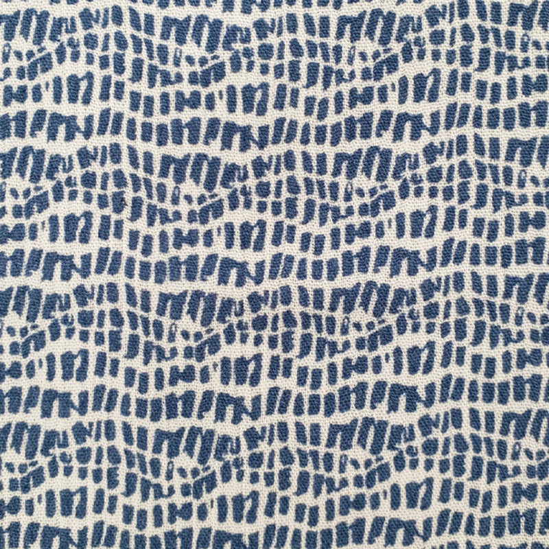 1 Yard 100 Percent Rayon Crinkle Woven Fabric Denim Color 50/52 Inch Wide