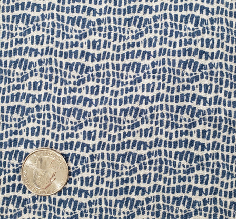 Rayon Crinkle 1D1164 Rayon Fabric - Denim Crinkle Texture, 50/52" Width (1 Yard)