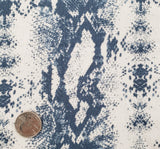 1 Yard Rayon Crinkle Denim Blue Woven Fabric, 50/52? Wide 100% Rayon