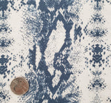 Rayon Crinkle 1D1177 Rayon Fabric - Denim Blue Crinkle Texture, 50/52" Width