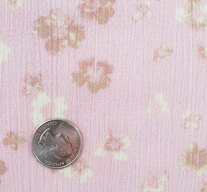 Rayon Crinkle 1D1180 Pink Rayon Fabric - Pink Crinkle Texture, 50/52" Width (1 Yard)