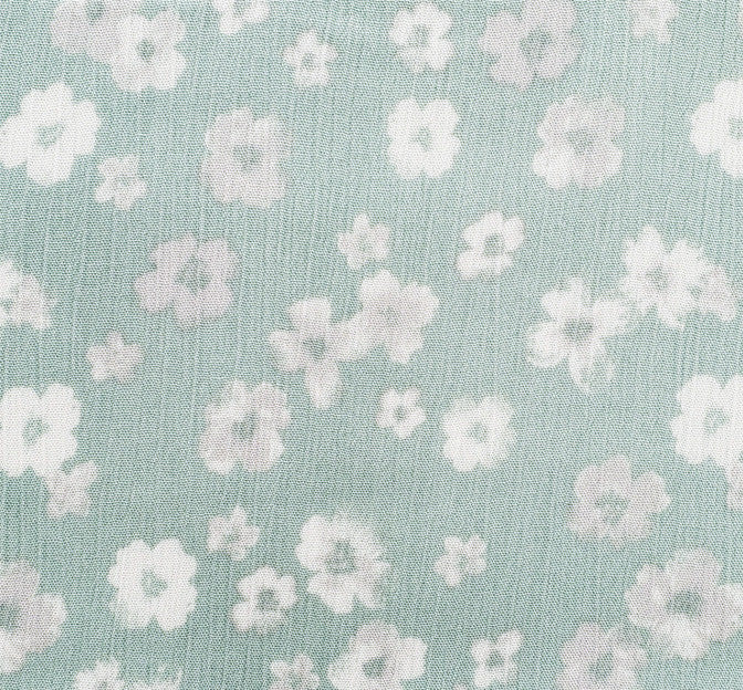 Rayon Crinkle 1D1180 100 Percent Rayon Fabric - Sage, Crinkle Texture, 50/52" Width (1 Yard)