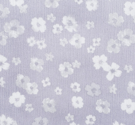 1 Yard Rayon Crinkle Silver Woven Fabric, 50/52? Wide 100% Rayon