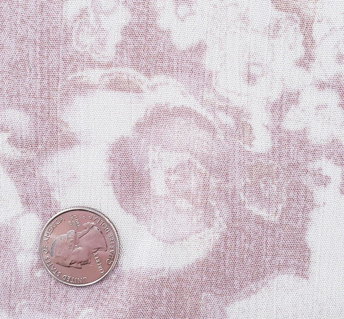 Rayon Crinkle 1D1254 Rayon Fabric - Mauve Crinkle Texture, 50/52" Width (1 Yard)