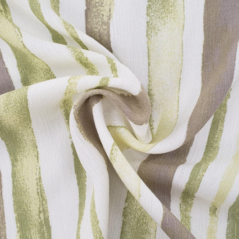 1 Yard Lightweight Rayon Crinkle Woven Fabric Lime Ivory 50/52 Inch Wide Premium Quality
