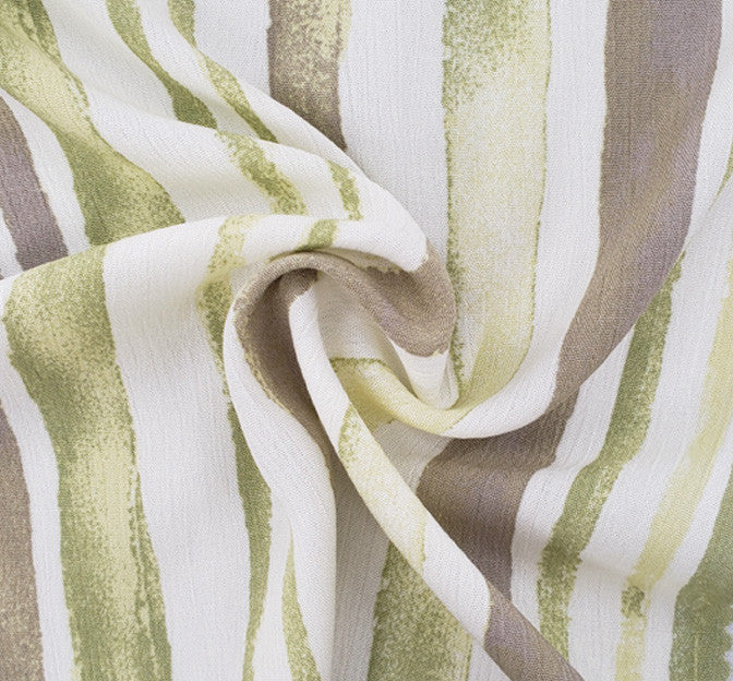 Rayon Crinkle 1D1263 Rayon Fabric - Lime Ivory Crinkle Texture, 50/52" Width
