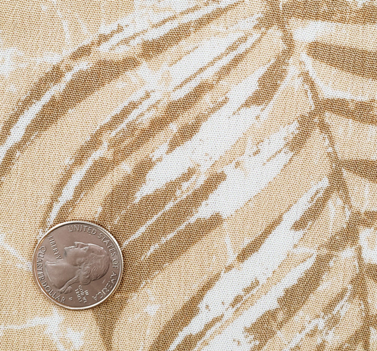 1 Yard Taupe Rayon Crinkle Woven Fabric 50/52 Inch Wide Lightweight and Drapey