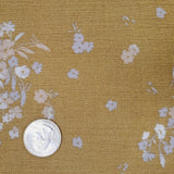 1 Yard Mustard Gold Rayon Crinkle Fabric for Skirts Blouses Dresses and Lightweight Apparel 50/52" Width