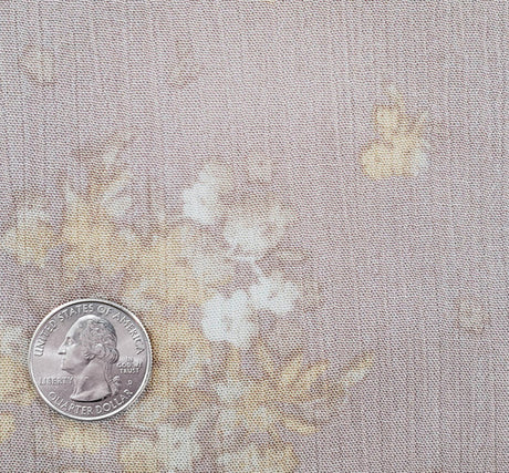 1 Yard Rose Dust Rayon Crinkle Fabric for Flowing Dresses Blouses Skirts and Apparel 50/52" Width