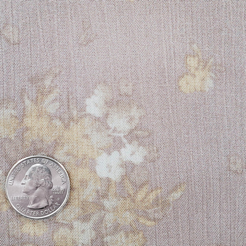 1 Yard Rose Dust Rayon Crinkle Woven Fabric 50/52 Inch Wide Soft and Elegant Drape