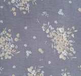 1 Yard Lightweight Warm Gray Rayon Crinkle Fabric for Dresses Skirts Blouses and Apparel 50/52" Width