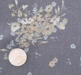 Rayon Crinkle 1D1267 100 Percent Rayon Fabric - Warm Gray, Crinkled Texture, 50/52" Width (1 Yard)