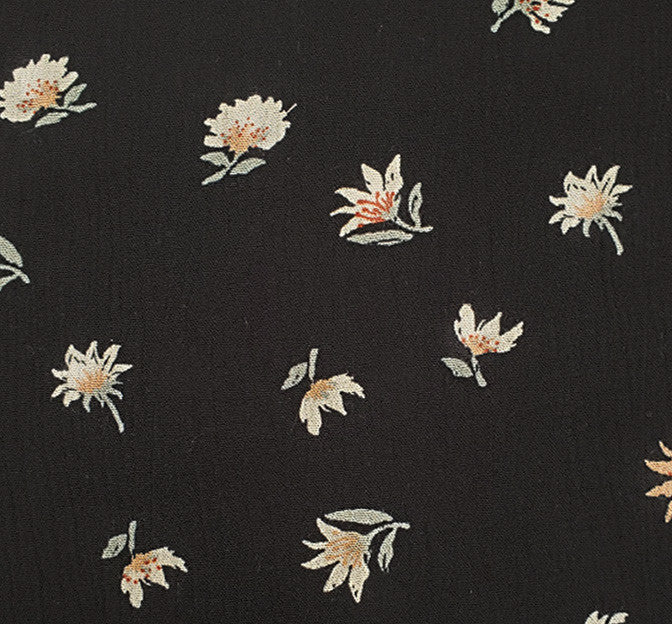 Rayon Crinkle 1D1384 100 Percent Rayon Fabric - Black Olive Crinkle Texture, 50/52" Width (1 Yard)