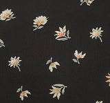 Rayon Crinkle 1D1384 100 Percent Rayon Fabric - Black Olive Crinkle Texture, 50/52" Width (1 Yard)
