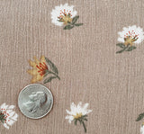 1 Yard Stylish Taupe Olive Rayon Crinkle Crepon Fabric 50 Inch Width