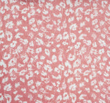 Rayon Slub 1D1420 100 Percent Rayon Fabric - Coral Pink, 55/56" Width