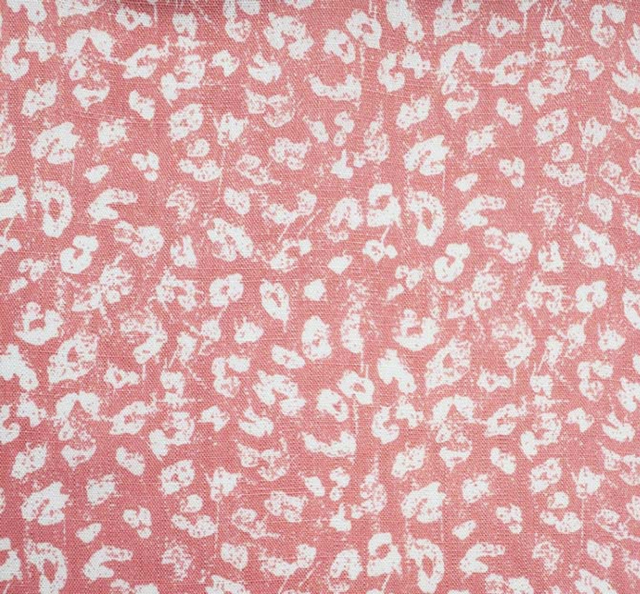 1 Yard Slub Rayon Fabric Coral Pink Lightweight Textured Summer Apparel Material 55/56 Inches Width