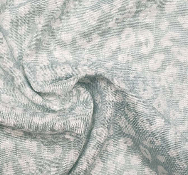 Rayon Slub 1D1420 100 Percent Rayon Fabric - Sky Gray, Slub Texture, 55/56" Width