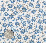 Rayon Crinkle 1D1435 Rayon Fabric - Ultramarine Crinkle Texture, 50/52" Width (1 Yard)