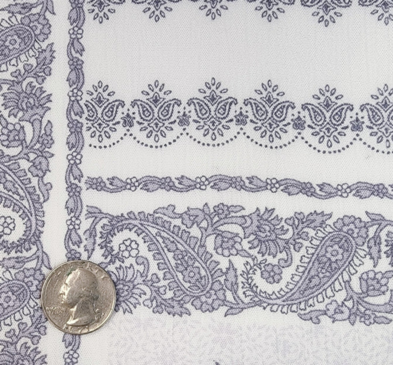 1 Yard 50/52" Ivory Slate Rayon Crinkle Lightweight Woven Crepon for Apparel Sewing