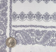Rayon Crinkle 1D1478 Rayon Fabric - Ivory Slate Crinkle Texture, 50/52" Width