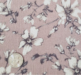 Rayon Crinkle 1D1482 Rayon Fabric - Rose Dust Textured Crinkle, 50/52" Width