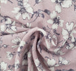 Rayon Crinkle 1D1482 Rayon Fabric - Rose Dust Textured Crinkle, 50/52" Width