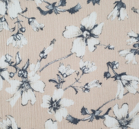 Rayon Crinkle 1D1482 100 Percent Rayon Fabric - Tan Crinkle Texture, 50/52" Width