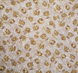 1 Yard Tan Rayon Crinkle Fabric 50/52" Wide Lightweight Crepon for Apparel & Sewing