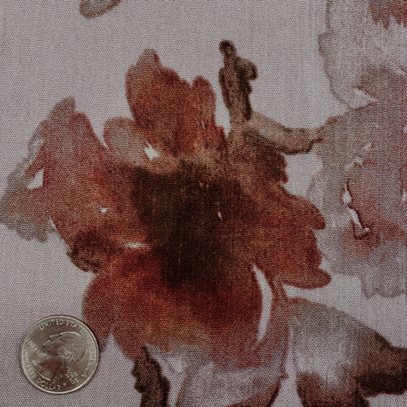 1 Yard Rose Dust Rayon Crinkle Fabric 50/52" Wide Lightweight Woven