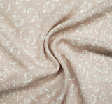 1 Yard Tan Rayon Crinkle Woven Fabric 100% Rayon Lightweight Crepon, 50/52" Width