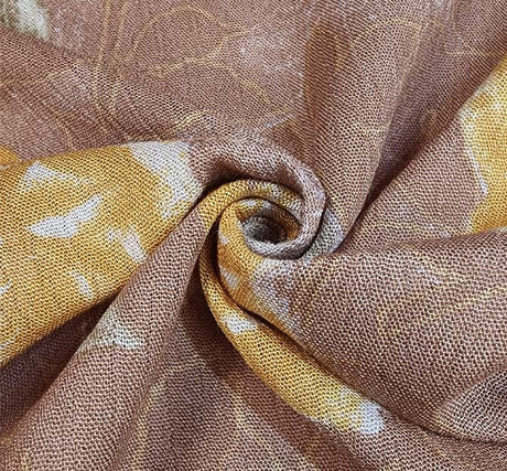 Rayon Crinkle 1D1512 Rayon Fabric - Taupe Crinkle Texture, 50/52" Width