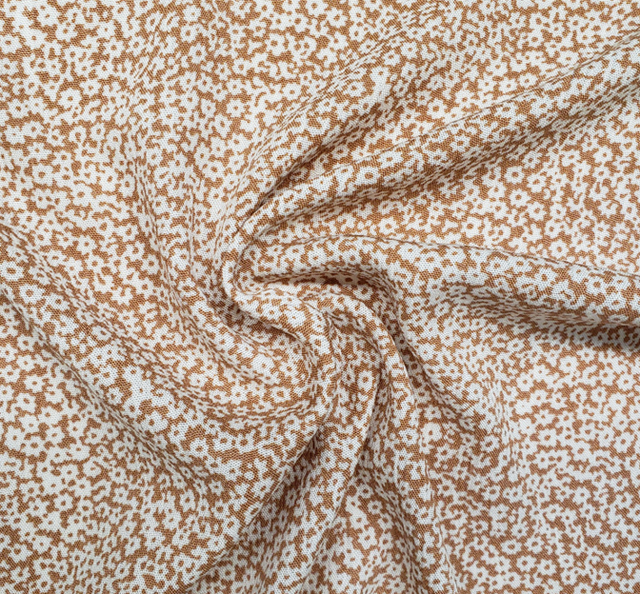 Rayon Crinkle 1D1517 Mud Rayon Fabric - Mud Textured Crinkle, 50/52" Width