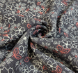 Rayon Crinkle 1D1527 Polar Night Rayon Fabric - Polar Night, Crinkle Texture, 50/52" Width (1 Yard)