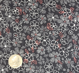 Rayon Crinkle 1D1527 Polar Night Rayon Fabric - Polar Night, Crinkle Texture, 50/52" Width (1 Yard)