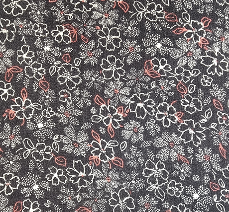 Rayon Crinkle 1D1527 Polar Night Rayon Fabric - Polar Night, Crinkle Texture, 50/52" Width (1 Yard)