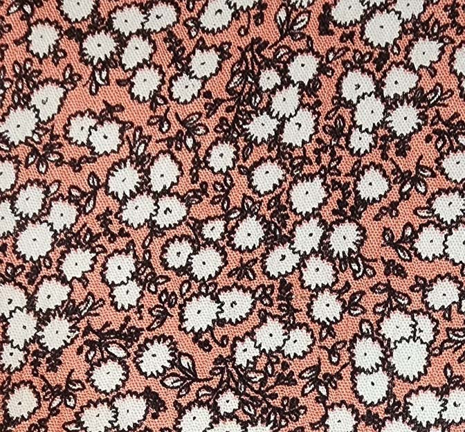 Rayon Crinkle 1D1528 Rayon Fabric - Burnt Coral, Crinkle Texture, 50/52" Width